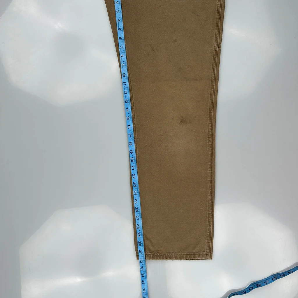 Carhartt Carpenter Trousers - 31W 32L Brown Cotton - Image 5