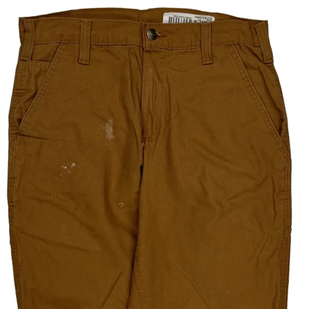 Carhartt Carpenter Trousers - 31W 30L Brown Cotton Blend - Image 10
