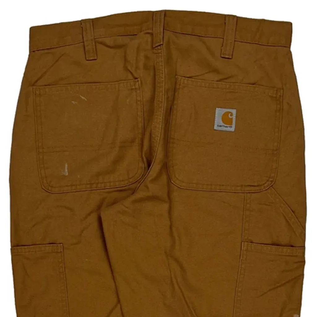 Carhartt Carpenter Trousers - 31W 30L Brown Cotton Blend - Image 8