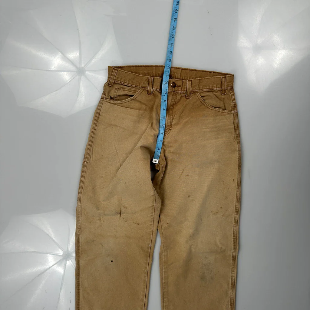 Carhartt Carpenter Trousers - 31W 33L Brown Cotton - Image 4