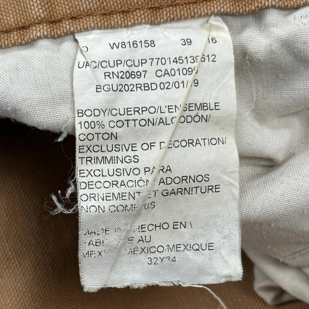 Carhartt Carpenter Trousers - 31W 33L Brown Cotton - Image 6