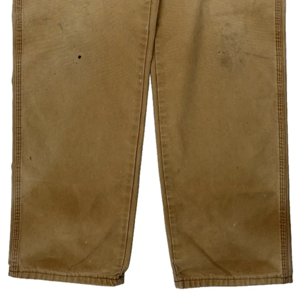 Carhartt Carpenter Trousers - 31W 33L Brown Cotton - Image 9