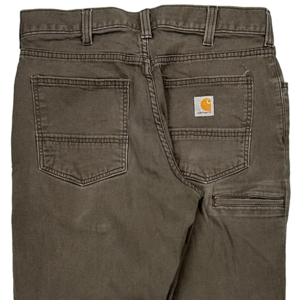 Carhartt Carpenter Trousers - 31W 29L Brown Cotton - Image 8