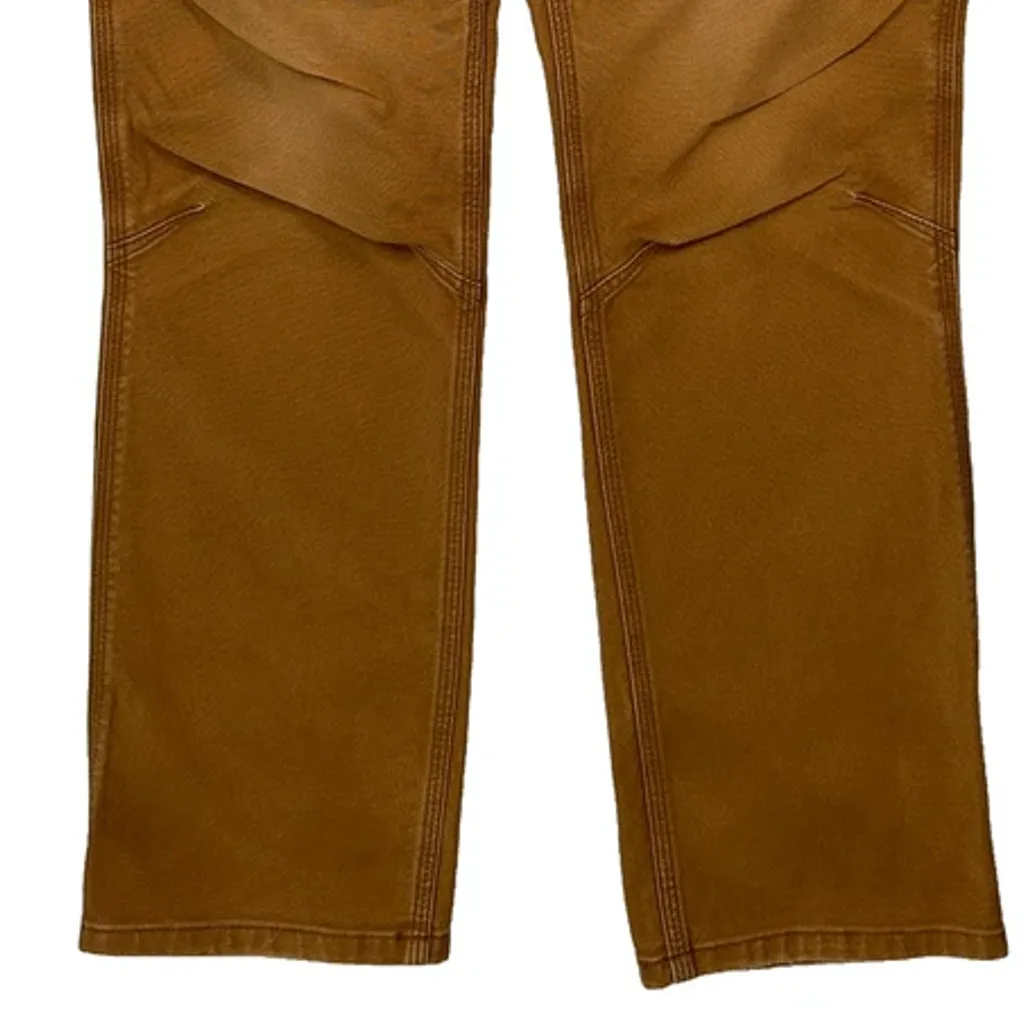Carhartt Carpenter Trousers - 32W 31L Brown Cotton - Image 9