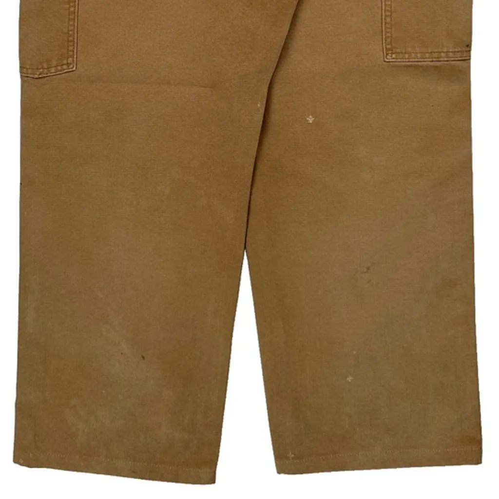 Carhartt Carpenter Trousers - 32W 28L Brown Cotton - Image 7