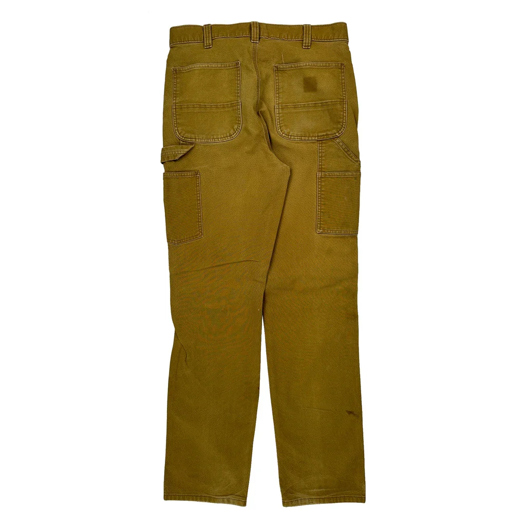 Carhartt Carpenter Trousers - 32W 35L Brown Cotton