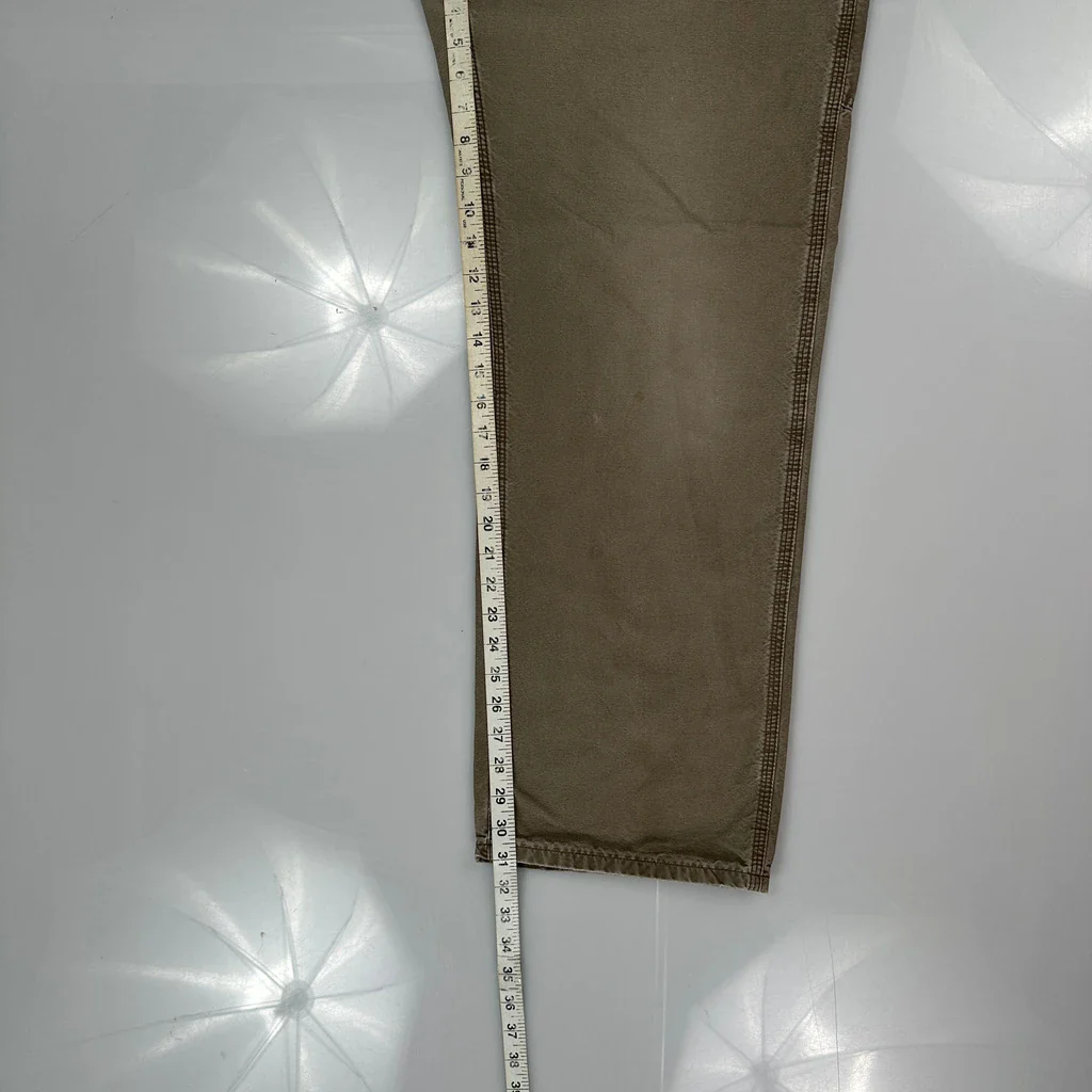 Carhartt Carpenter Trousers - 32W 32L Brown Cotton - Image 5