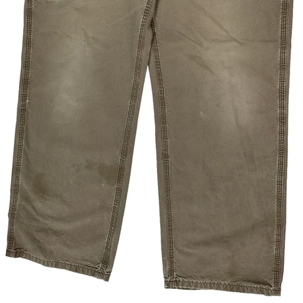 Carhartt Carpenter Trousers - 32W 32L Brown Cotton - Image 9