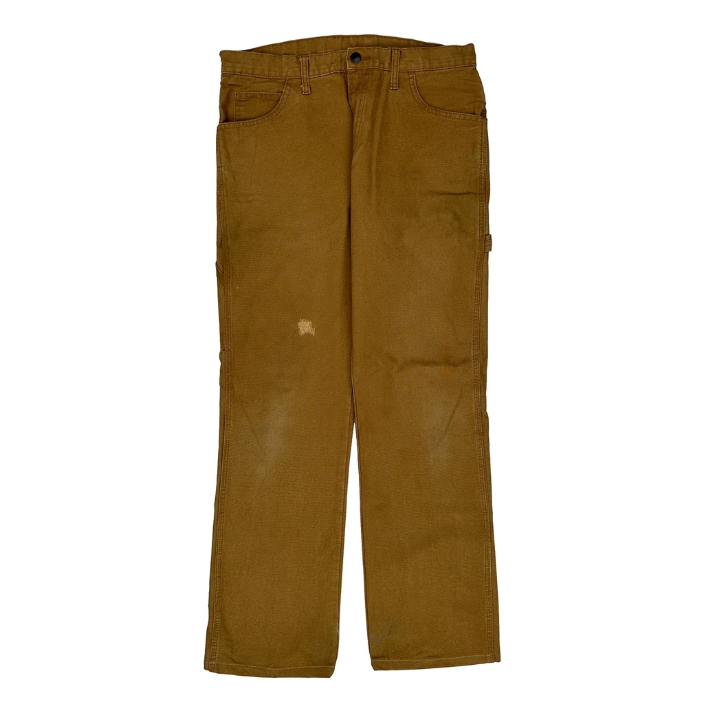 Carhartt Carpenter Trousers - 32W 32L Brown Cotton - Image 2