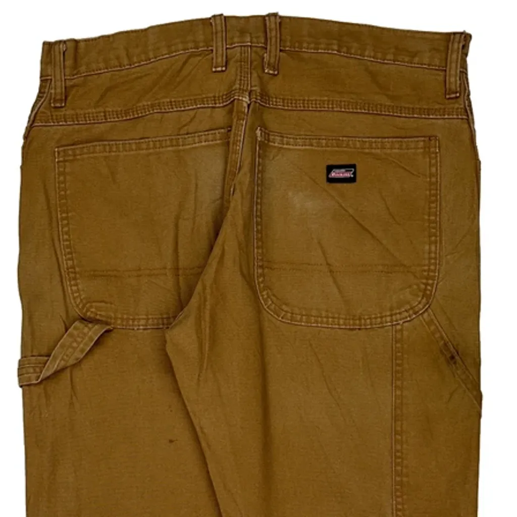 Carhartt Carpenter Trousers - 32W 32L Brown Cotton - Image 9