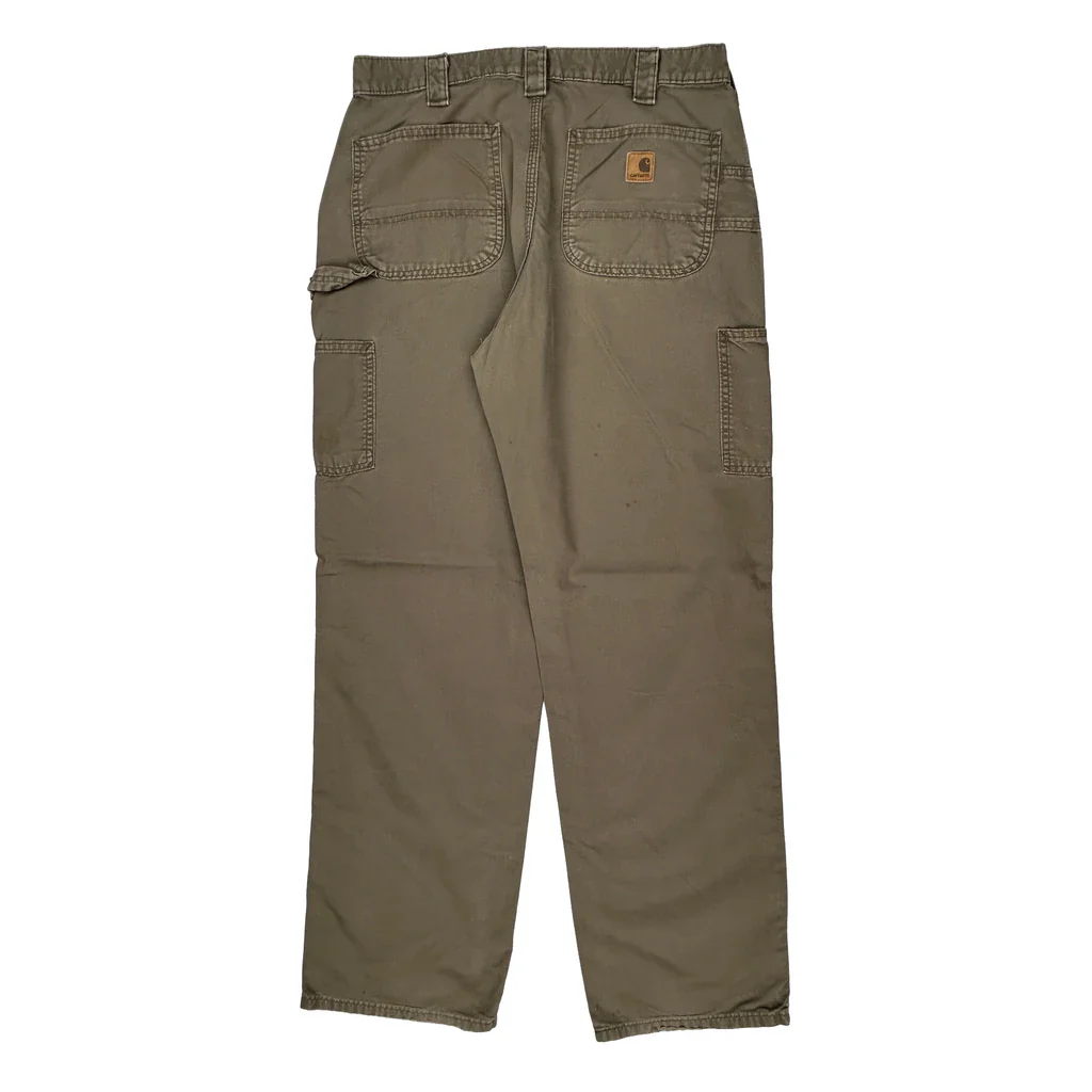 Carhartt Carpenter Trousers - 32W 32L Brown Cotton