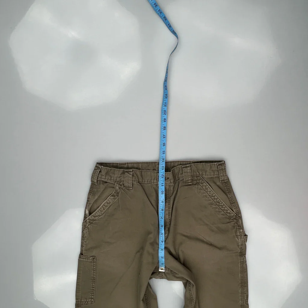 Carhartt Carpenter Trousers - 32W 32L Brown Cotton - Image 4