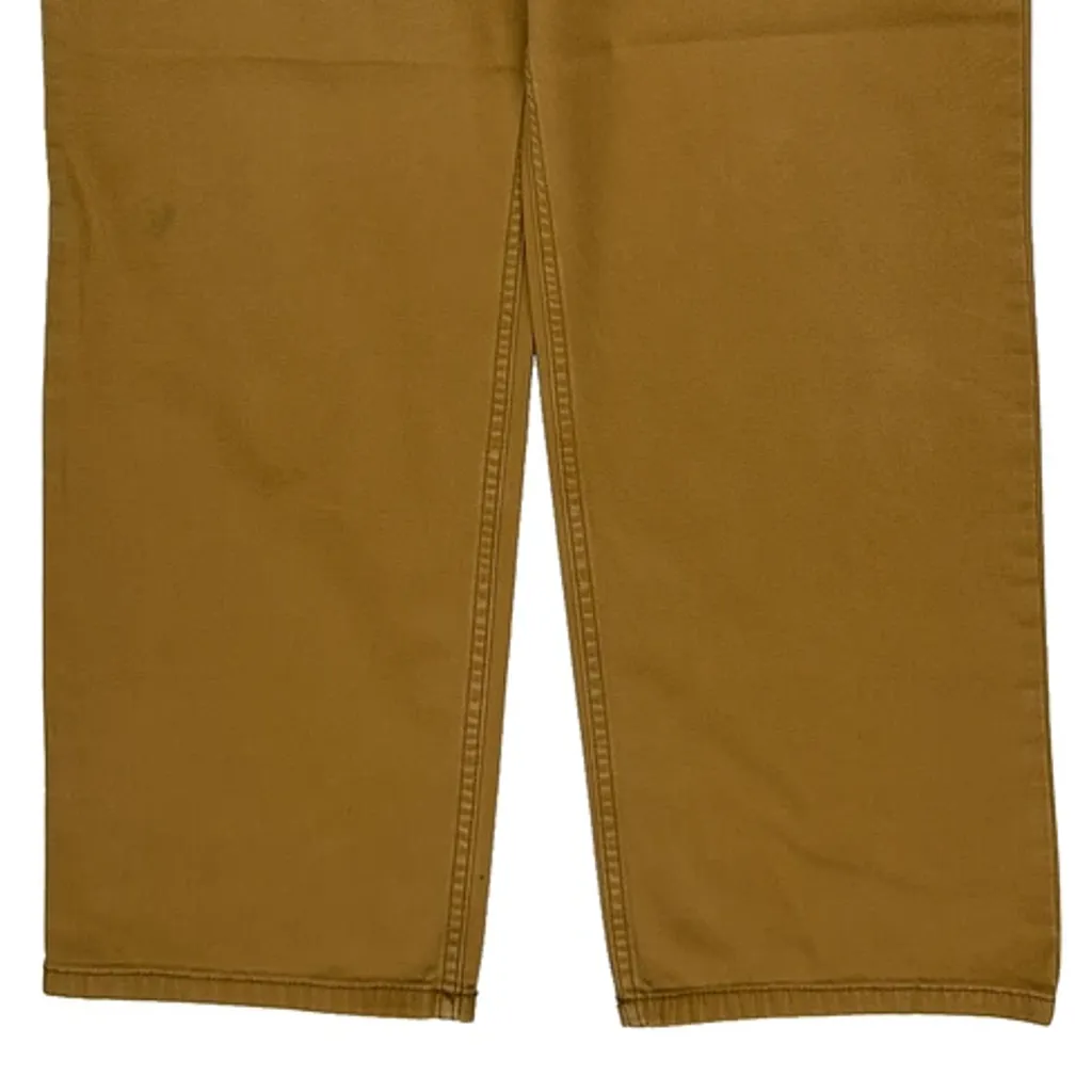 Carhartt Carpenter Trousers - 32W 28L Brown Cotton - Image 9