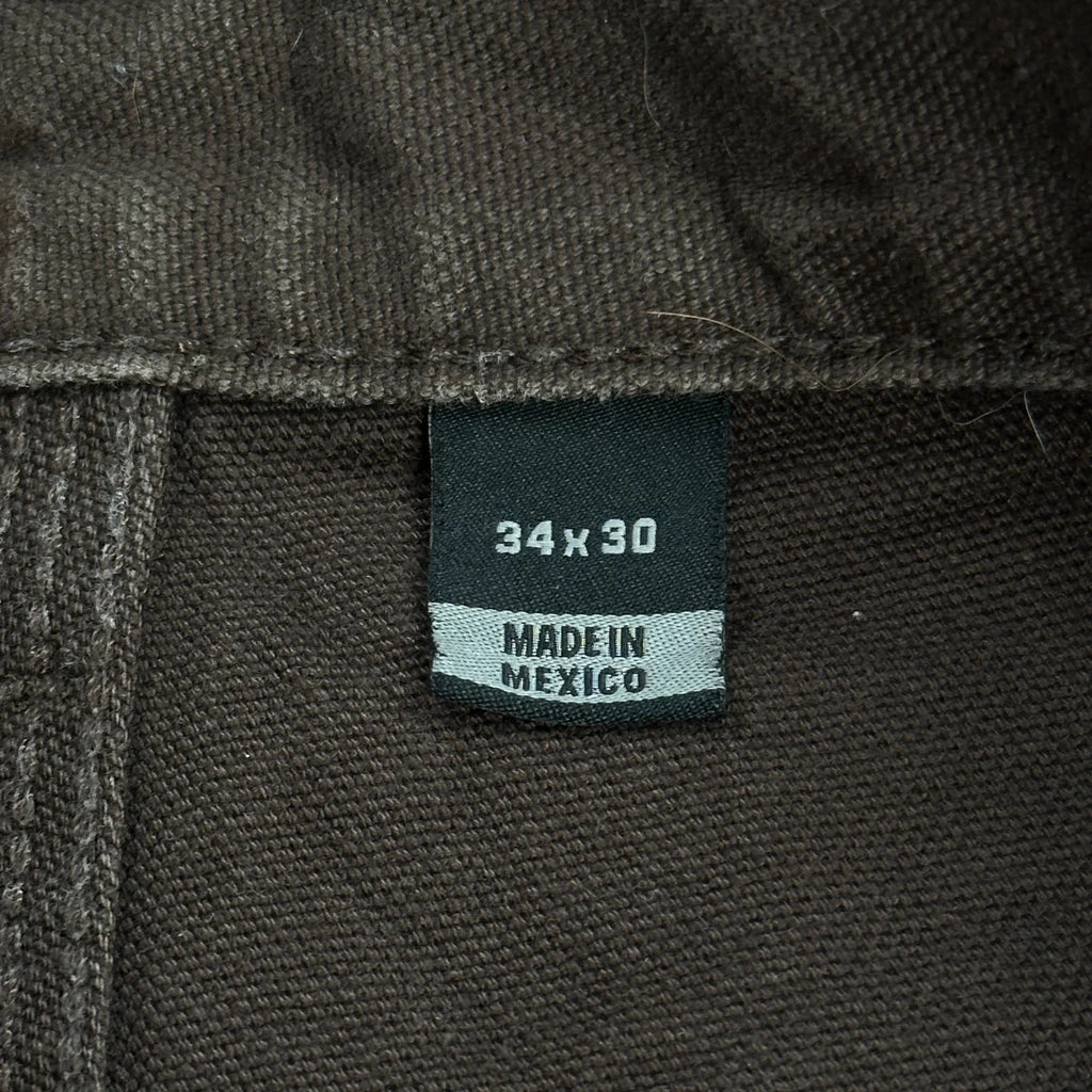 Carhartt Double Knee Carpenter Trousers - 33W 30L Brown Cotton - Image 5