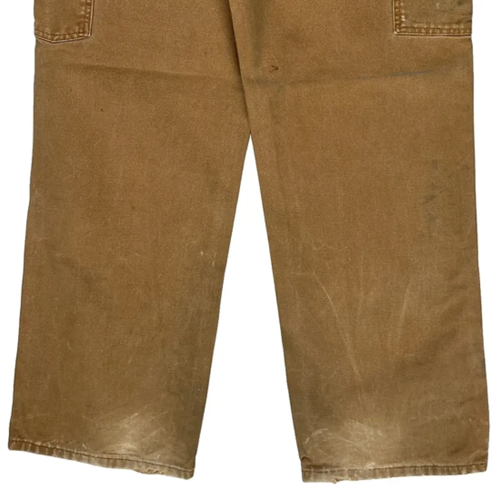 Carhartt Carpenter Trousers - 33W 29L Brown Cotton - Image 8