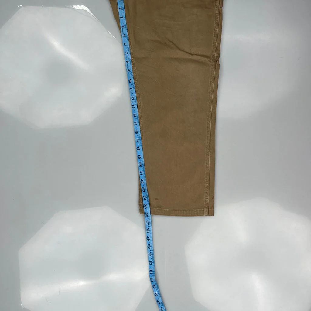 Carhartt Carpenter Trousers - 33W 27L Brown Cotton - Image 5