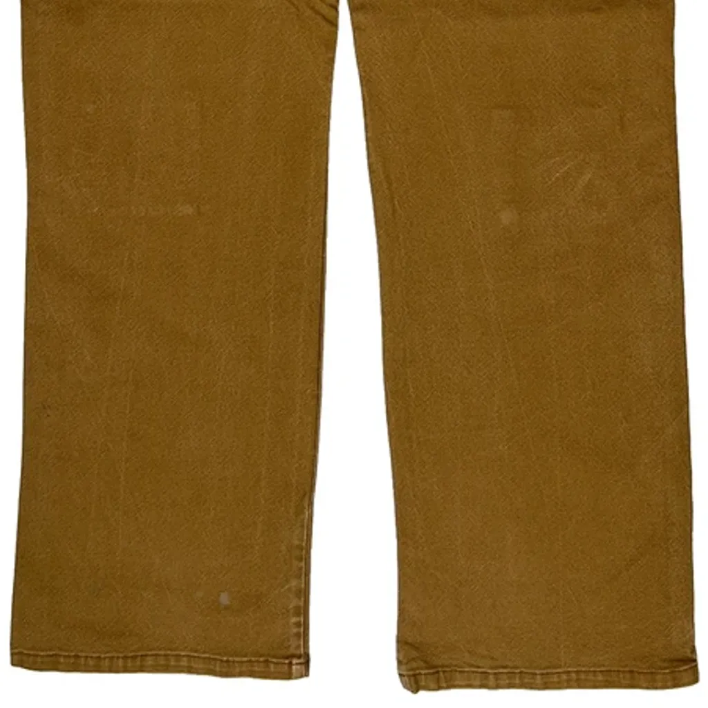 Carhartt Carpenter Trousers - 33W 32L Brown Cotton - Image 7