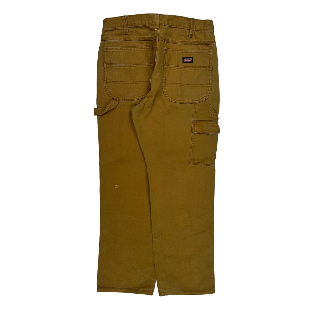 Carhartt Double Knee Carpenter Trousers - 33W 31L Brown Cotton