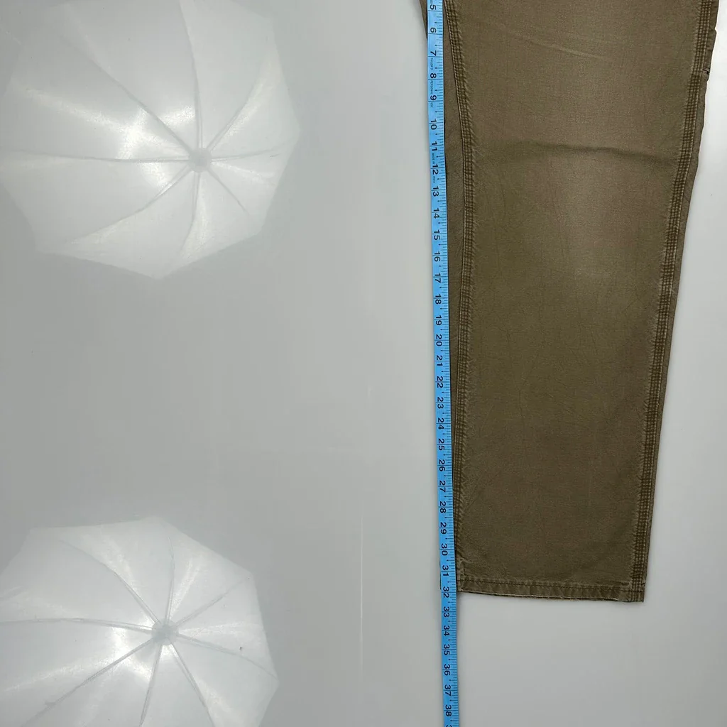 Carhartt B151 Lbr Carpenter Trousers - 33W 32L Brown Cotton - Image 5