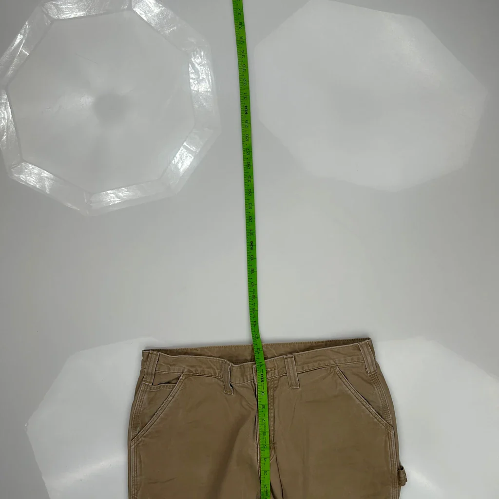 Carhartt Carpenter Trousers - 34W 29L Brown Cotton - Image 4