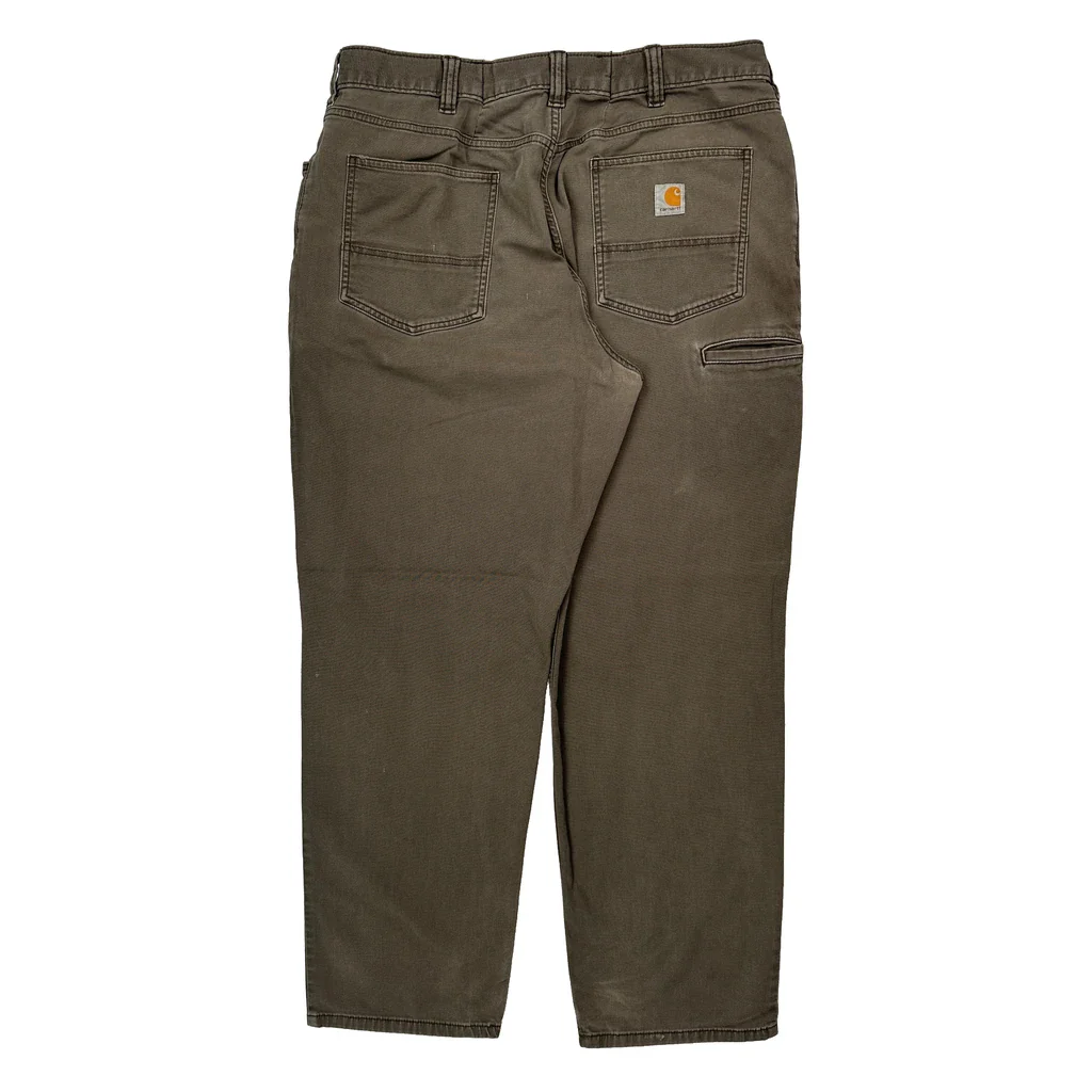 Carhartt Carpenter Trousers - 34W 30L Brown Cotton