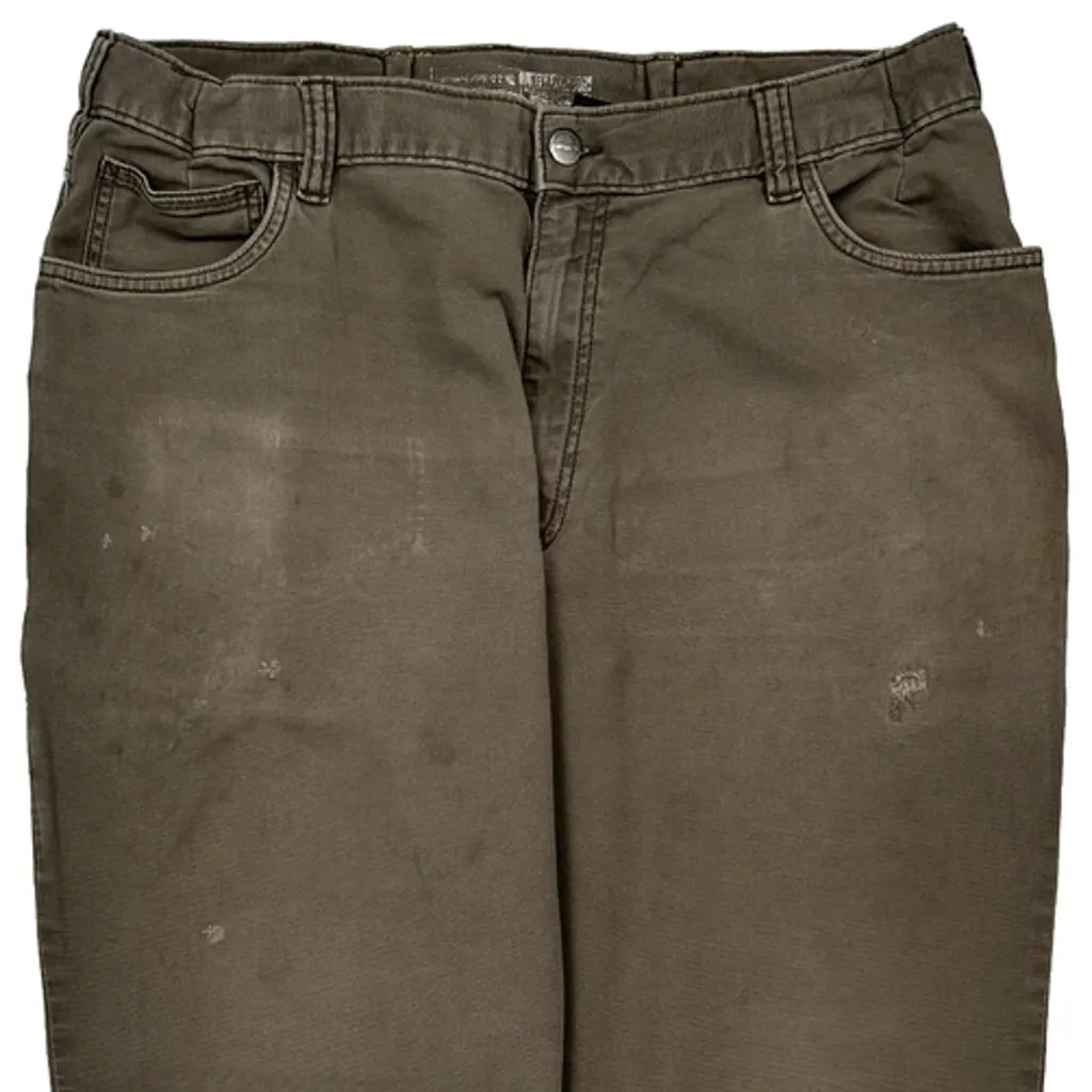 Carhartt Carpenter Trousers - 34W 30L Brown Cotton - Image 9