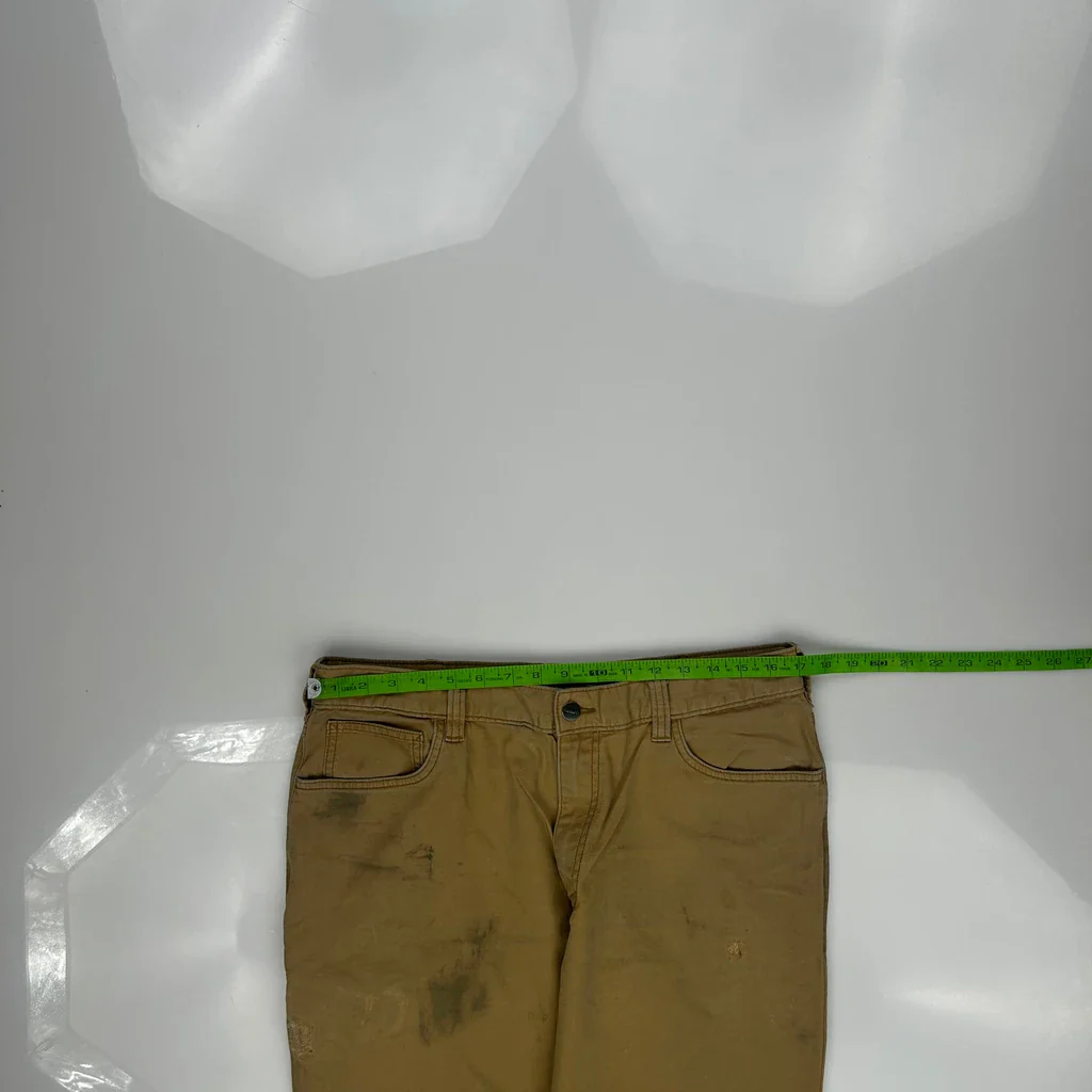Carhartt Carpenter Trousers - 34W 32L Brown Cotton - Image 3