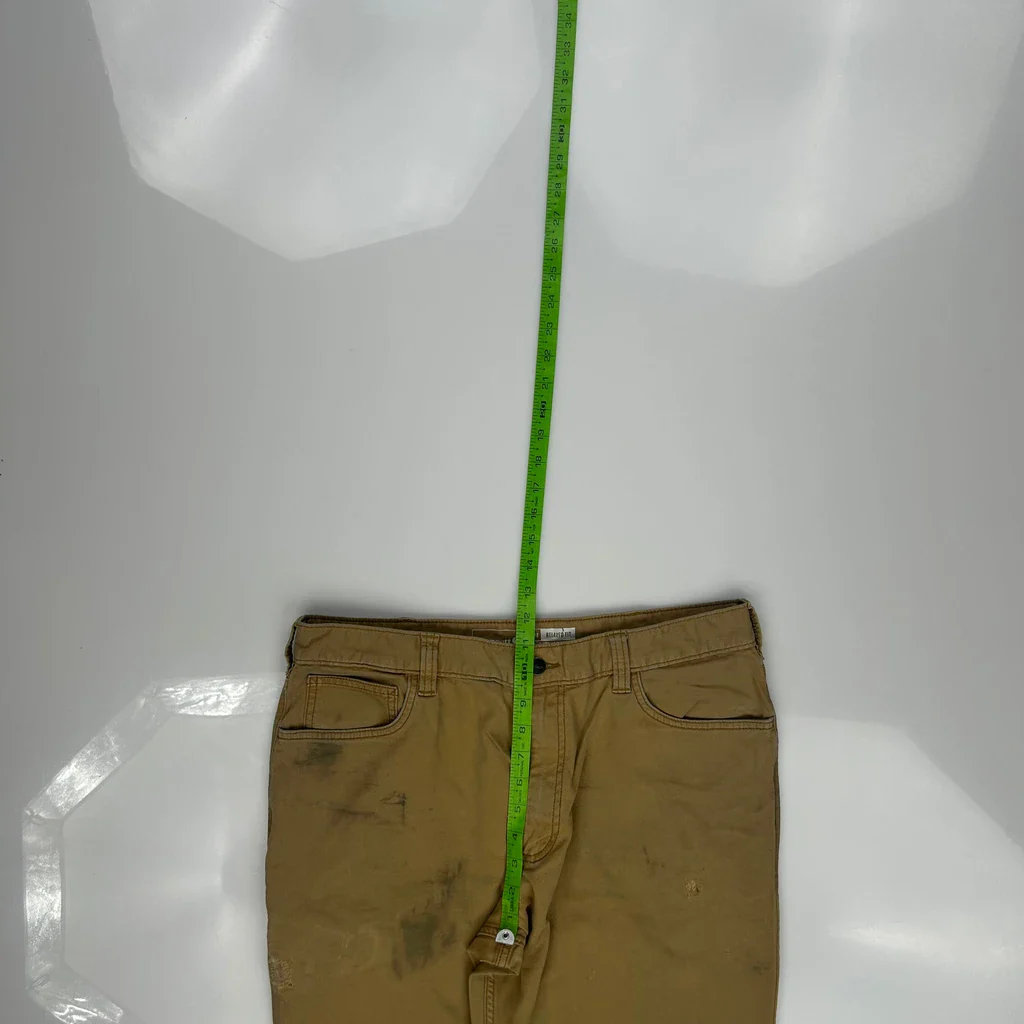 Carhartt Carpenter Trousers - 34W 32L Brown Cotton - Image 4
