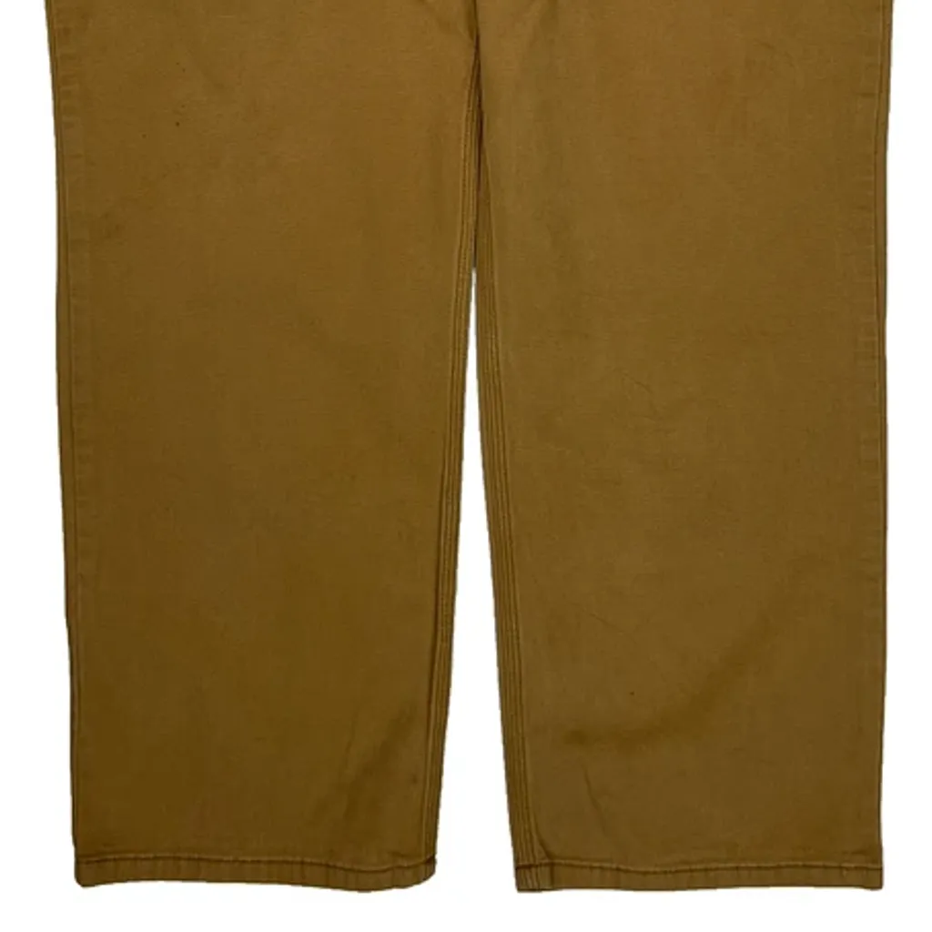 Carhartt Carpenter Trousers - 35W 30L Brown Cotton - Image 10