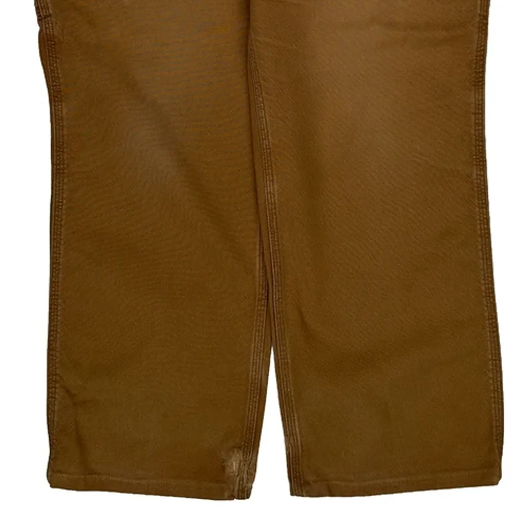 Carhartt Carpenter Trousers - 36W 28L Brown Cotton - Image 10