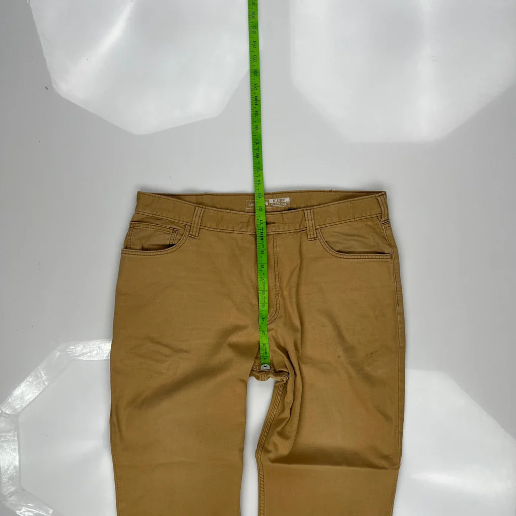 Carhartt Carpenter Trousers - 36W 31L Brown Cotton - Image 4