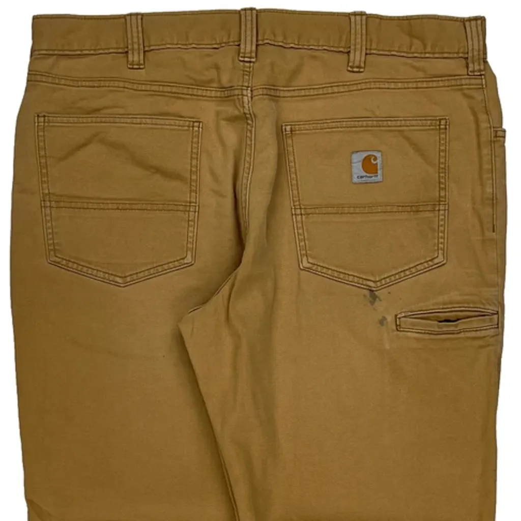 Carhartt Carpenter Trousers - 36W 31L Brown Cotton - Image 8