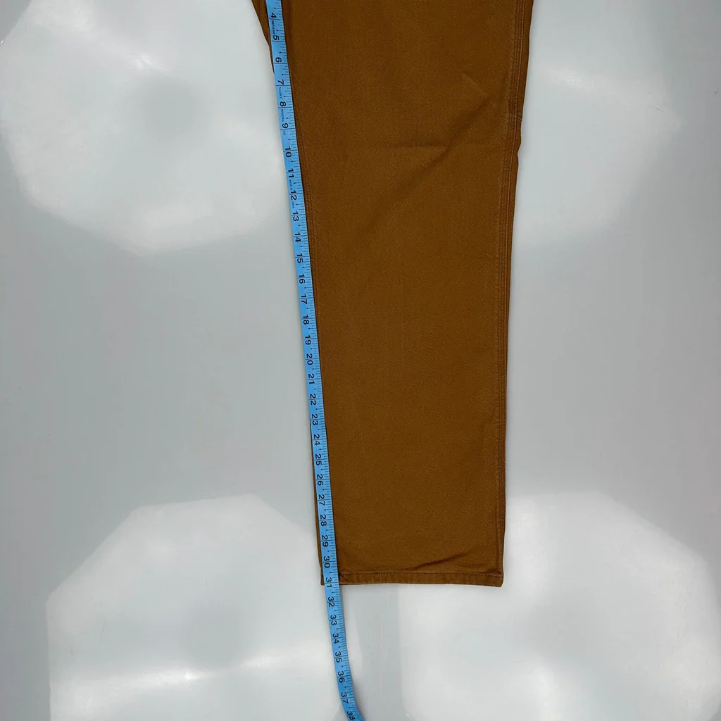 Carhartt Carpenter Trousers - 36W 31L Brown Cotton - Image 5