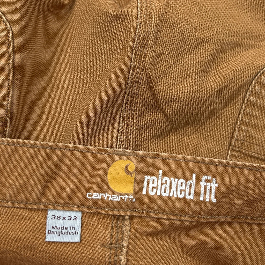 Carhartt Carpenter Trousers - 36W 31L Brown Cotton - Image 6