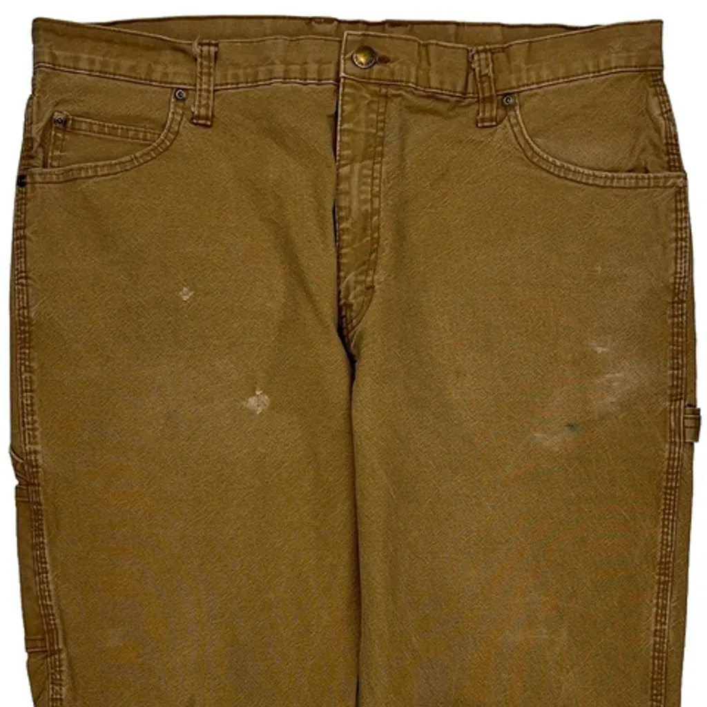 Carhartt Carpenter Trousers - 36W 30L Brown Cotton - Image 10