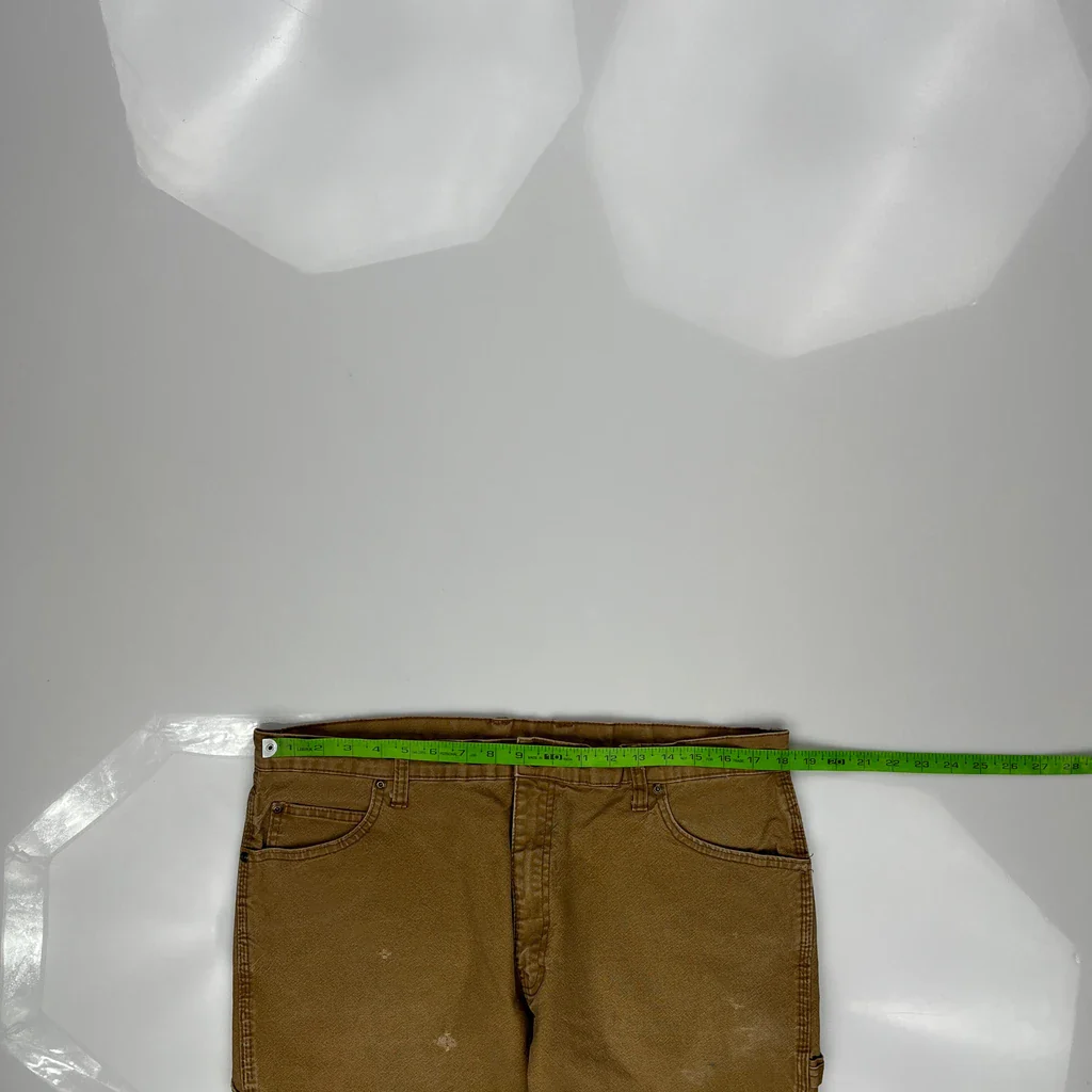 Carhartt Carpenter Trousers - 36W 30L Brown Cotton - Image 3