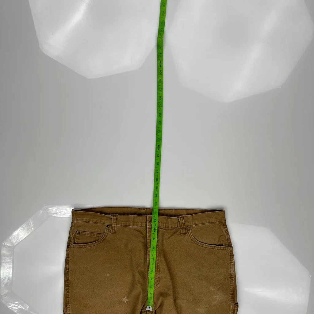 Carhartt Carpenter Trousers - 36W 30L Brown Cotton - Image 4