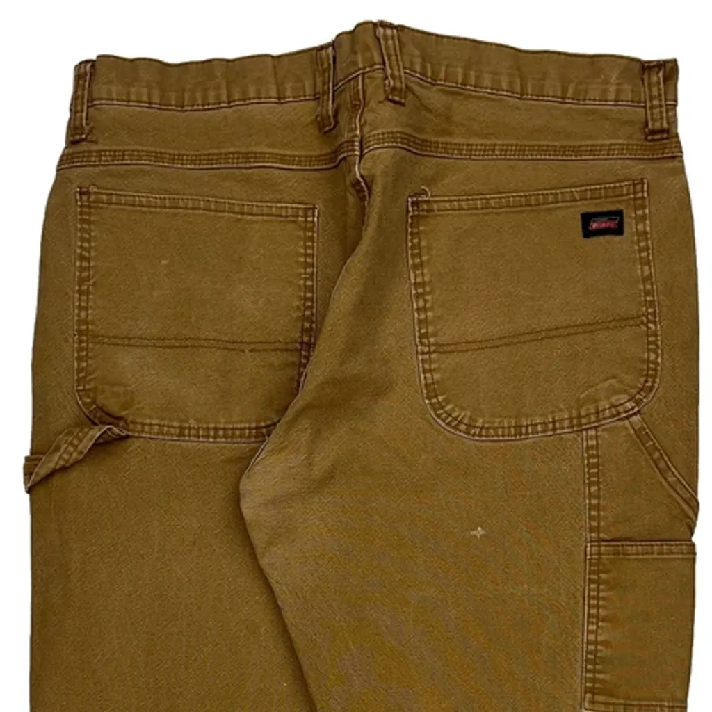 Carhartt Carpenter Trousers - 36W 30L Brown Cotton - Image 8