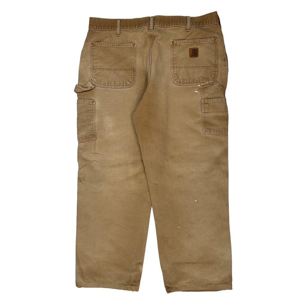 Carhartt Carpenter Trousers - 36W 29L Brown Cotton
