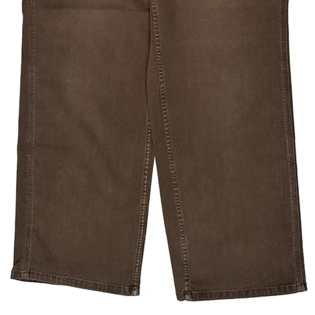 Carhartt Carpenter Trousers - 36W 30L Brown Cotton - Image 9