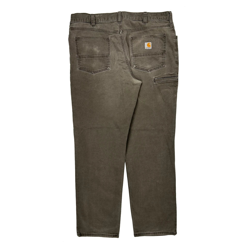 Carhartt Carpenter Trousers - 36W 32L Brown Cotton
