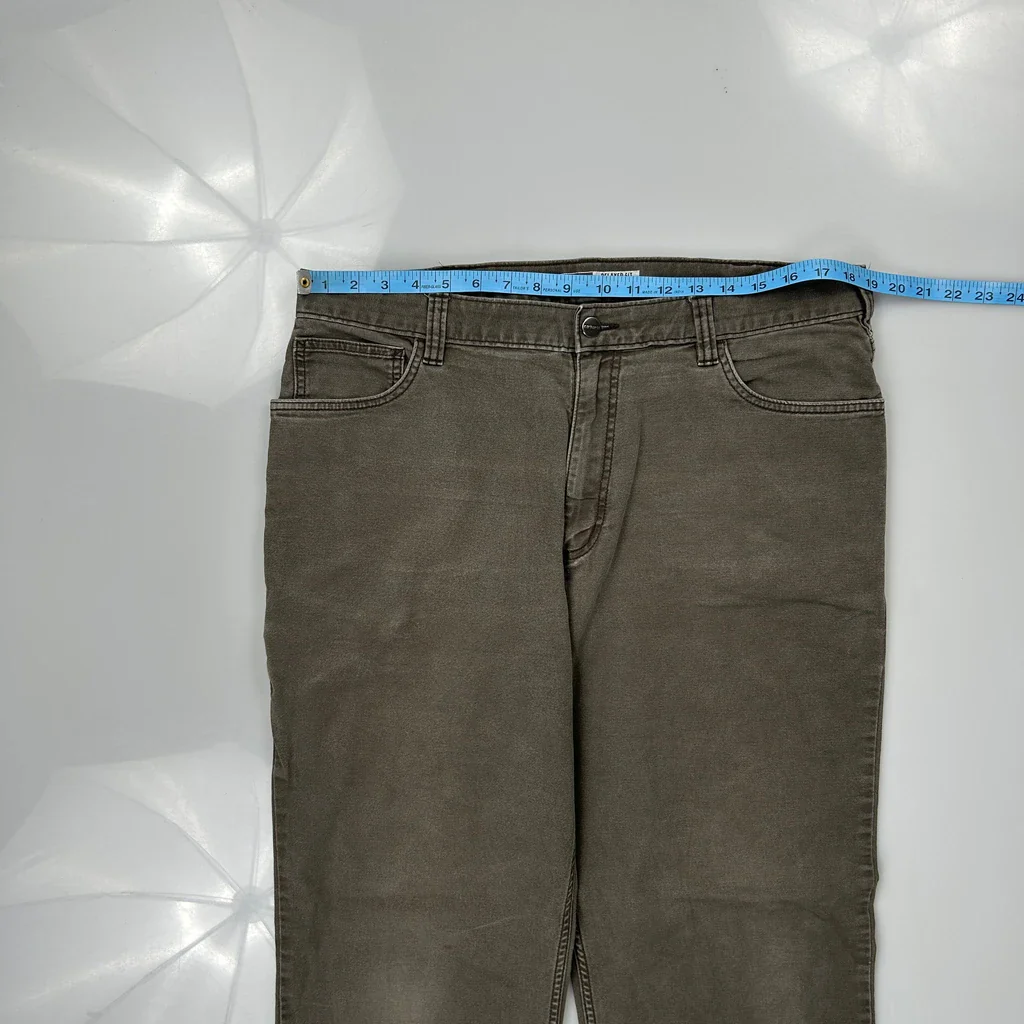 Carhartt Carpenter Trousers - 36W 32L Brown Cotton - Image 3