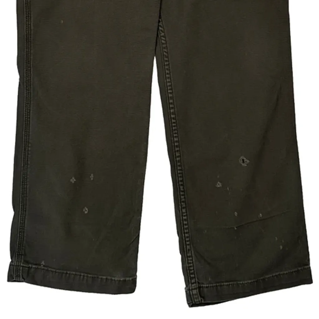Carhartt Carpenter Trousers - 26W 30L Green Cotton - Image 8