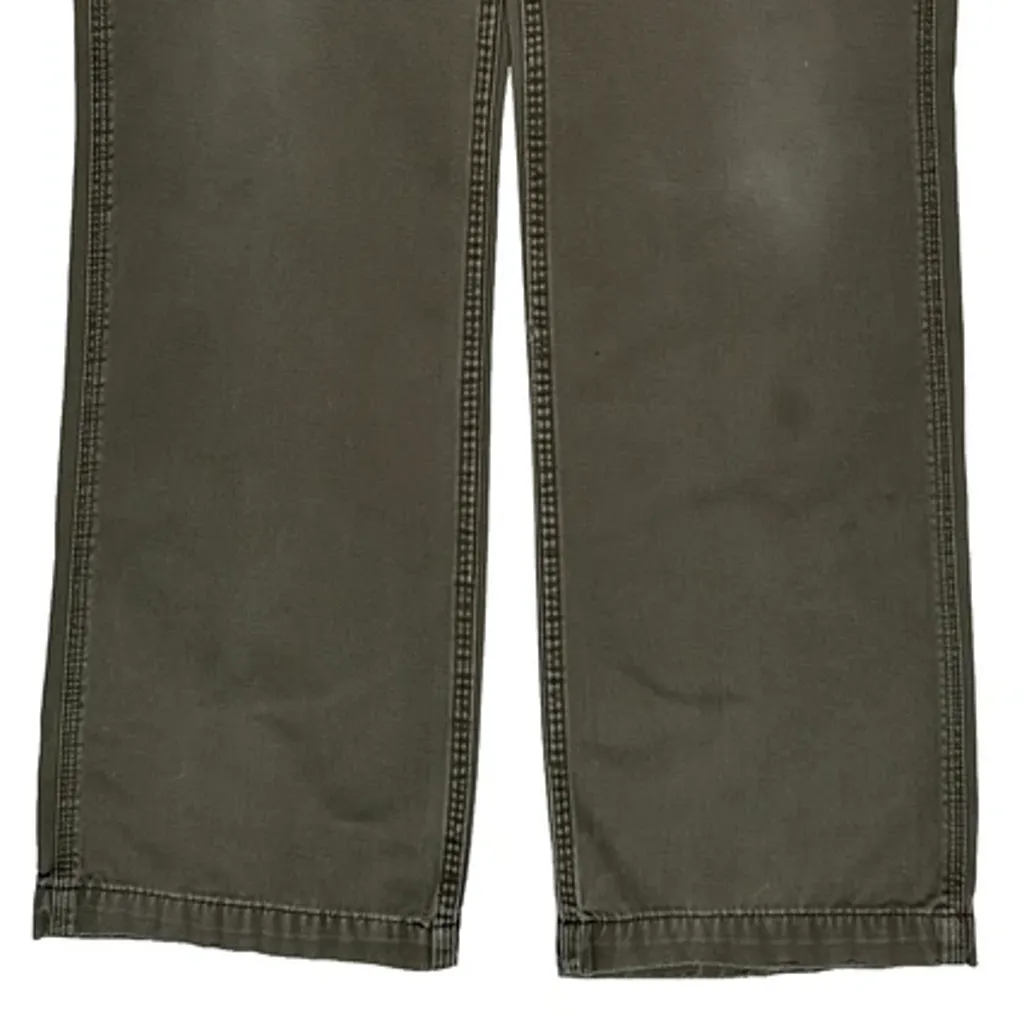 Carhartt Carpenter Trousers - 29W 32L Green Cotton - Image 9