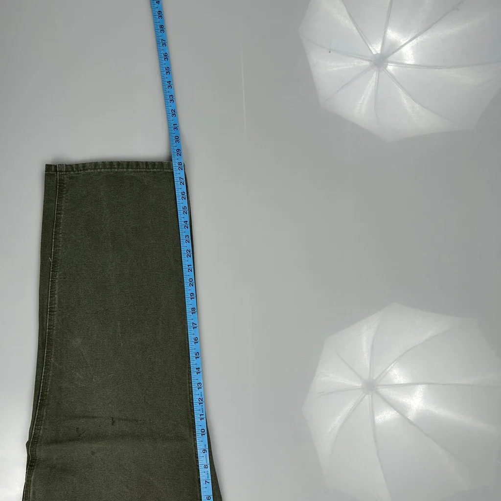 Carhartt B11 Mos Carpenter Trousers - 31W 28L Green Cotton - Image 5