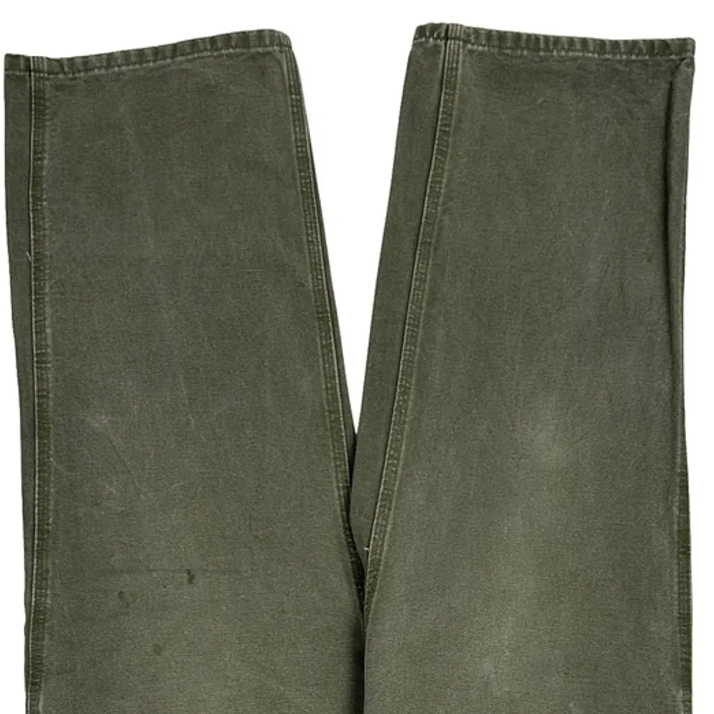 Carhartt B11 Mos Carpenter Trousers - 31W 28L Green Cotton - Image 9