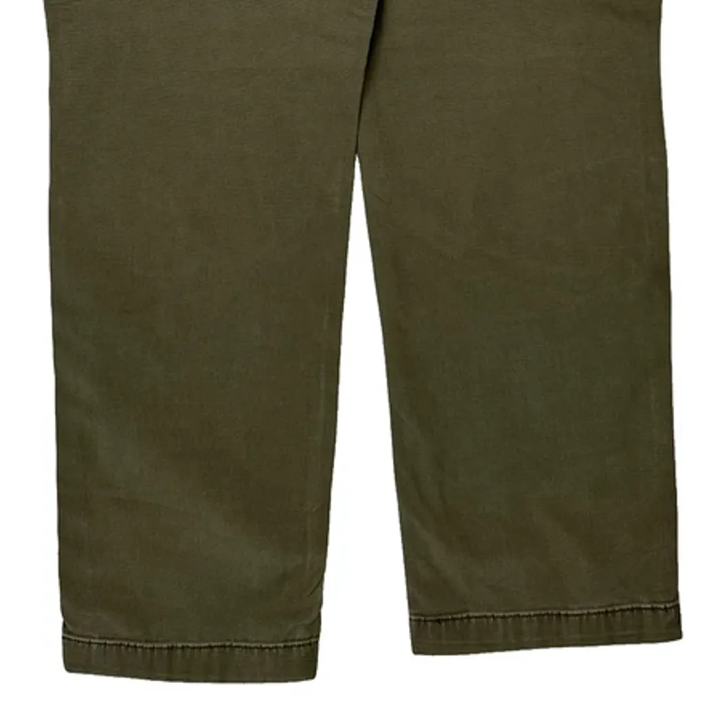 Carhartt Carpenter Trousers - 33W 32L Green Cotton - Image 8