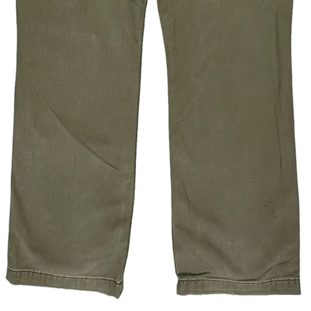 Carhartt Double Knee Carpenter Trousers - 36W 32L Green Cotton - Image 8