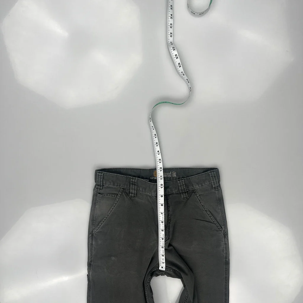 Carhartt Carpenter Trousers - 29W 30L Grey Cotton - Image 4