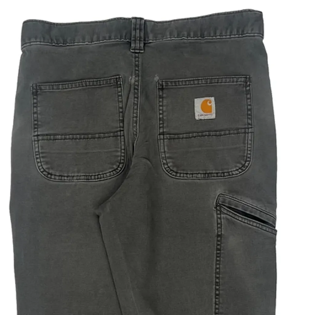 Carhartt Carpenter Trousers - 29W 30L Grey Cotton - Image 7